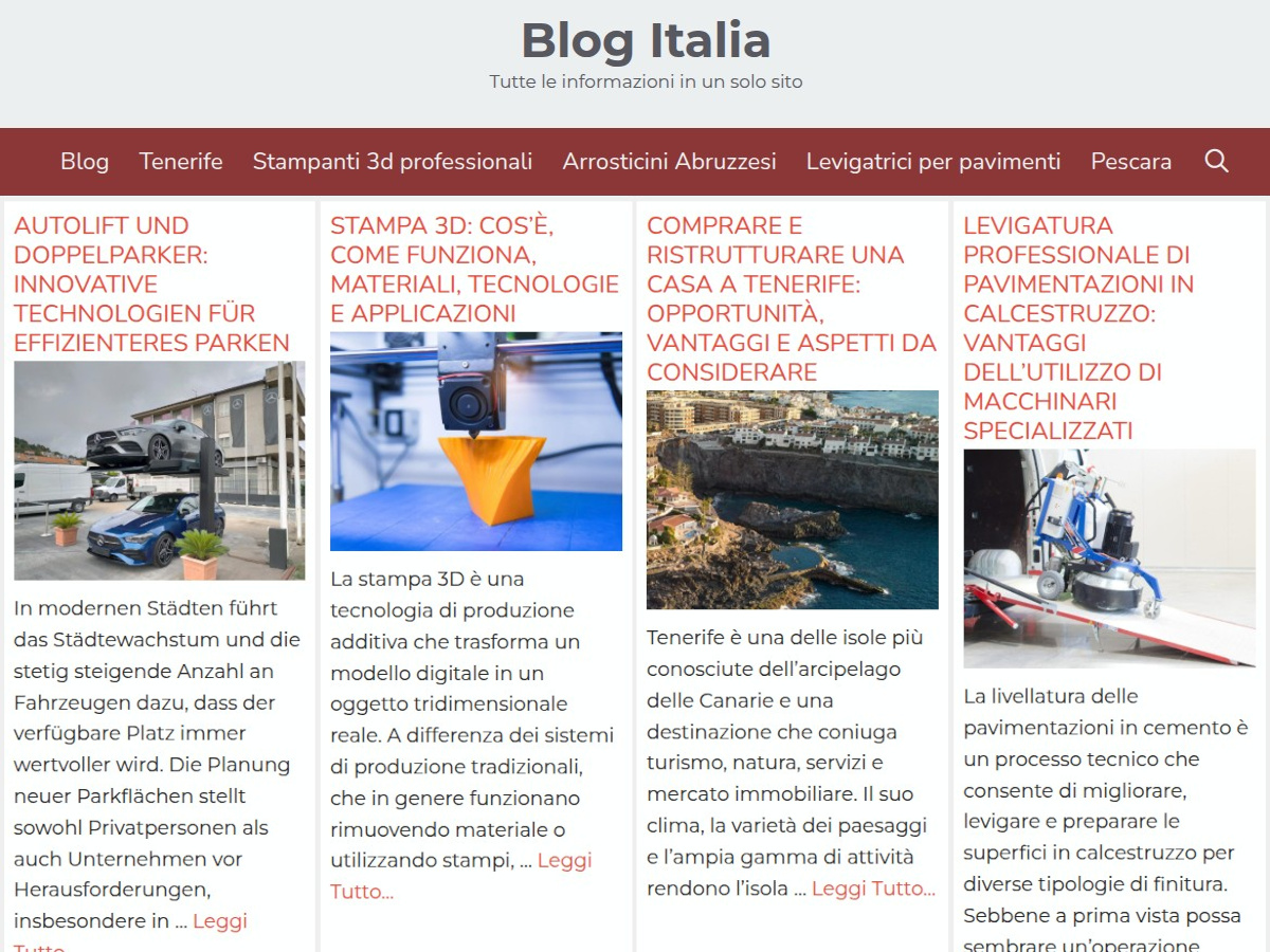 Aziende prodotti e professionalità abruzzesi: il mondo raccontato da Blog Italia